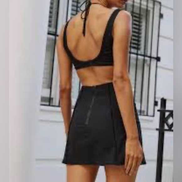 NWT Bydee Black ADRIANA Dress IN ONYX sz small S - Picture 3 of 8